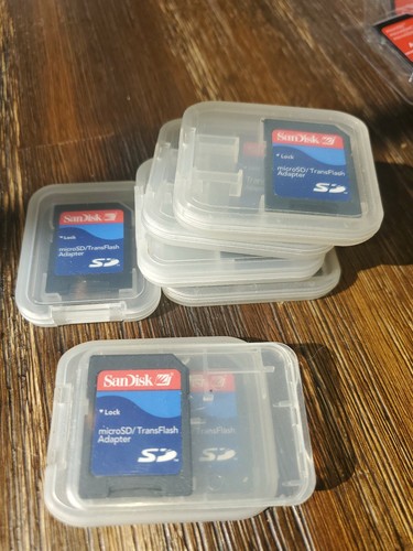 Nuevo adaptador SanDisk TransFlash SD con estuche 7 disponible - Imagen 1 de 2