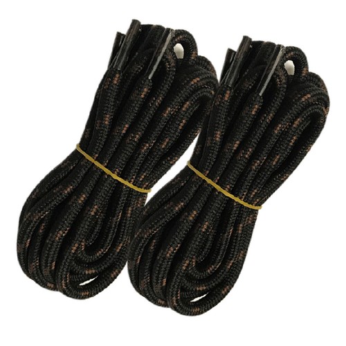 2pair 5mm Thick Heavy duty Round Boot Shoe laces Strings for Hiking Work Walking - Picture 12 of 37