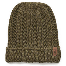 NWT Unisex Life is Good Fatigue Green Cold Weather Hat