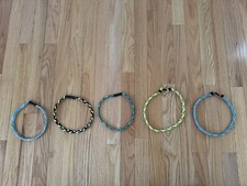 Baseball Sport Braided Necklace Size Large And Medium Lot
