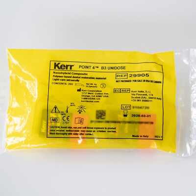 Kerr Point 4 Unidose-Tips B3 20x0,2g Composite REF 29905 Dental Material