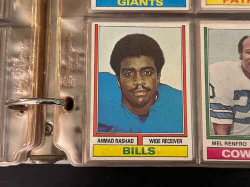 Topps football 1974 set completo di 528 carte in raccoglitore, ~EX+, *SEWALL* - Foto 3 di 10
