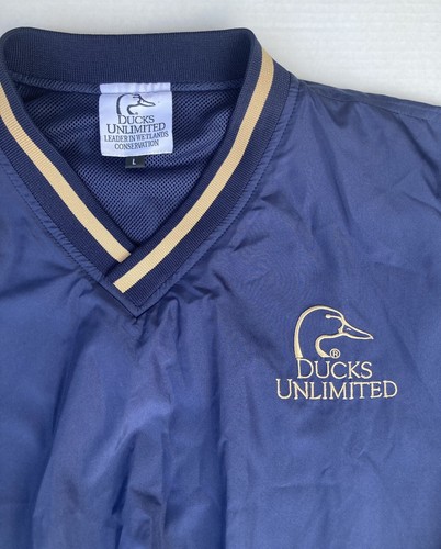 Ducks Unlimited Size Large Windbreaker Pullover - Picture 2 of 3