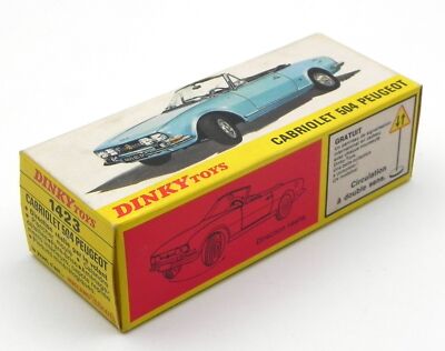 Dinky Peugeot 504 ミニカー 1:43 Scale Dinky Toys 1423 Diecast Metal Car Model Cabriolet