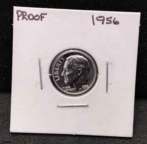 1956 PROOF ROOSEVELT SILVER DIME - HO64