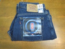 NOS Levis 550 Jeans NWT 14M Relax fit tapper leg