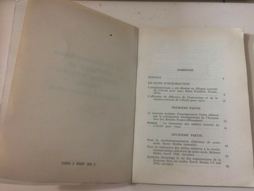 old 4 albanian books-Enver Hoxha-communism time-illustrated-2 languages-rare - Picture 31 of 39
