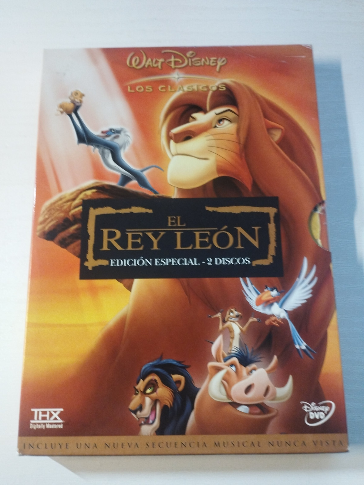 The Lion King Special Edition Classics WALT DISNEY 2 x DVD Spanish English Reg 2