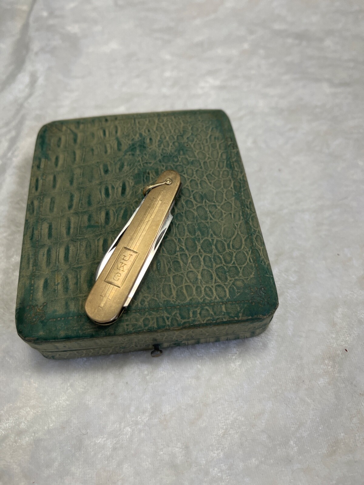 10k Gold Pocket Watch Fob KNIFE Antique eBay