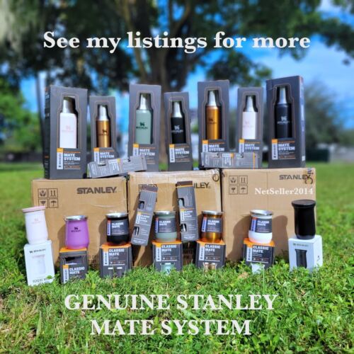 SPEDIZIONE US Sistema Mate NERO STANLEY Acciaio Inox KIT ORIGINALI 1,2 L - Foto 2 di 88