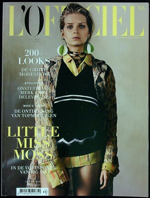 L'OFFICIEL NL #63 March 2016 LOTTIE MOSS by BRYAN ADAMS Abbey Hoes MOA ABERG New