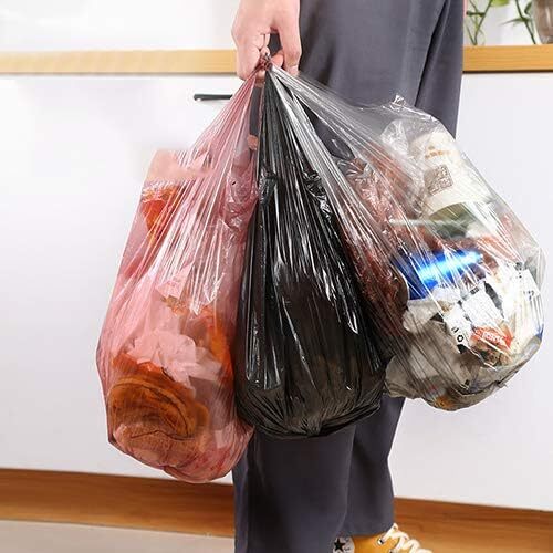 100 PCS 4 Gallon Trash Bags Kitchen Trash Bags Small Garbage Rubbish Bags 5 Roll - Picture 7 of 12