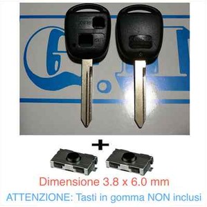 Schlussel Schale Cle Toyota Avensis Corolla Land Cruiser Lexus 2 Schalter Ebay