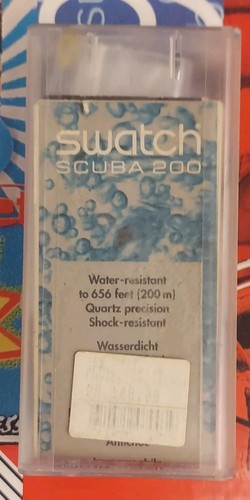 Swatch Uhr Spark Ship SDK116 1994 Scuba Divers Swiss Made Sammlerstück Quarz - Bild 10 von 10