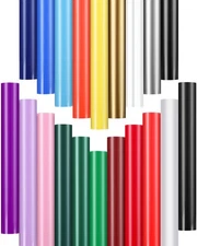 Permanent Vinyl - 20Pack Adhesive Vinyl Sheets Assorted Colors, Permanent Bun...