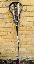 DeBeer women’s black Impulse 6000 lacrosse stick (and ball)