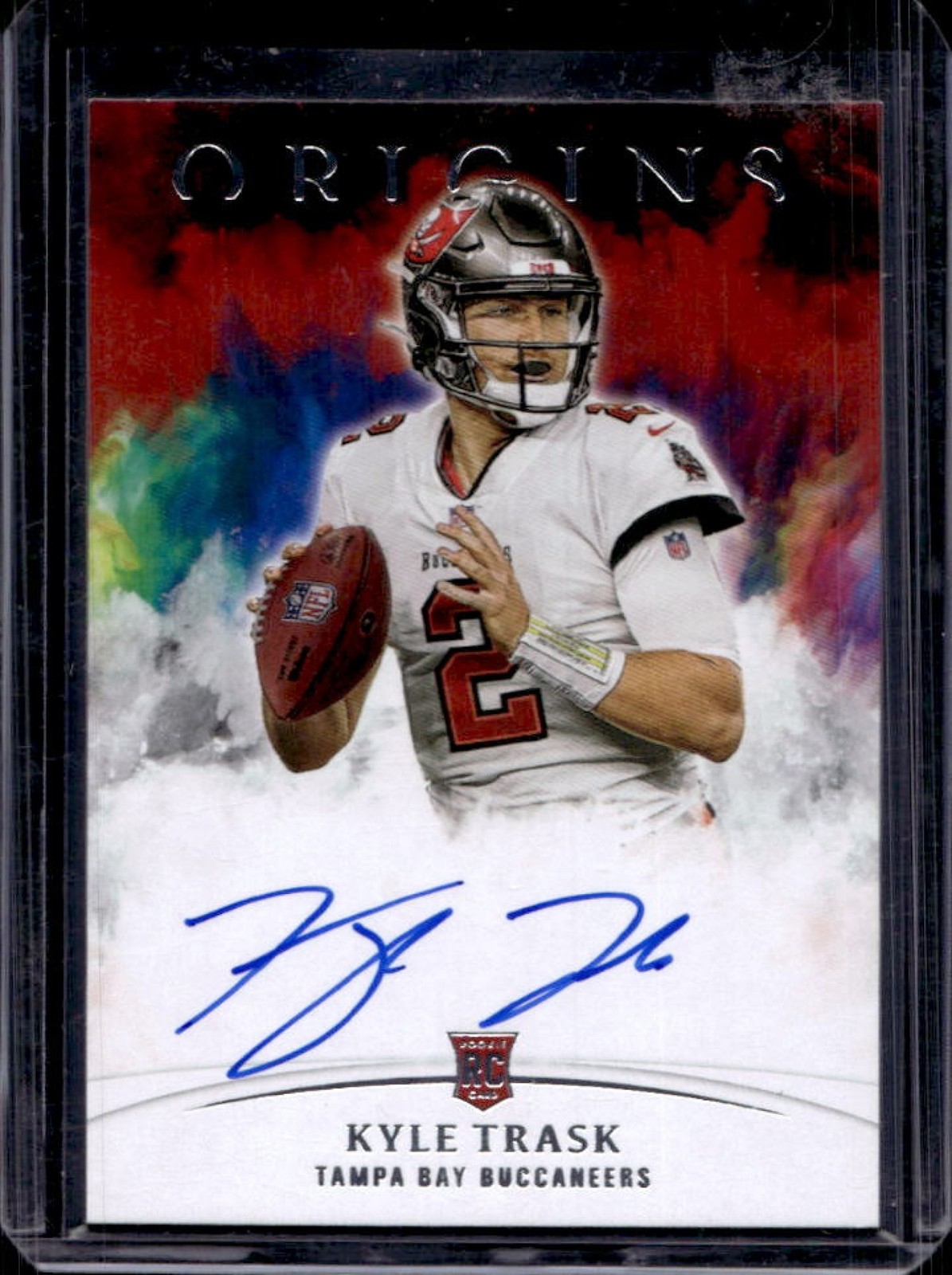 2021 Origins Kyle Trask Rookie Auto Rookie RC #RA-KTR Buccaneers