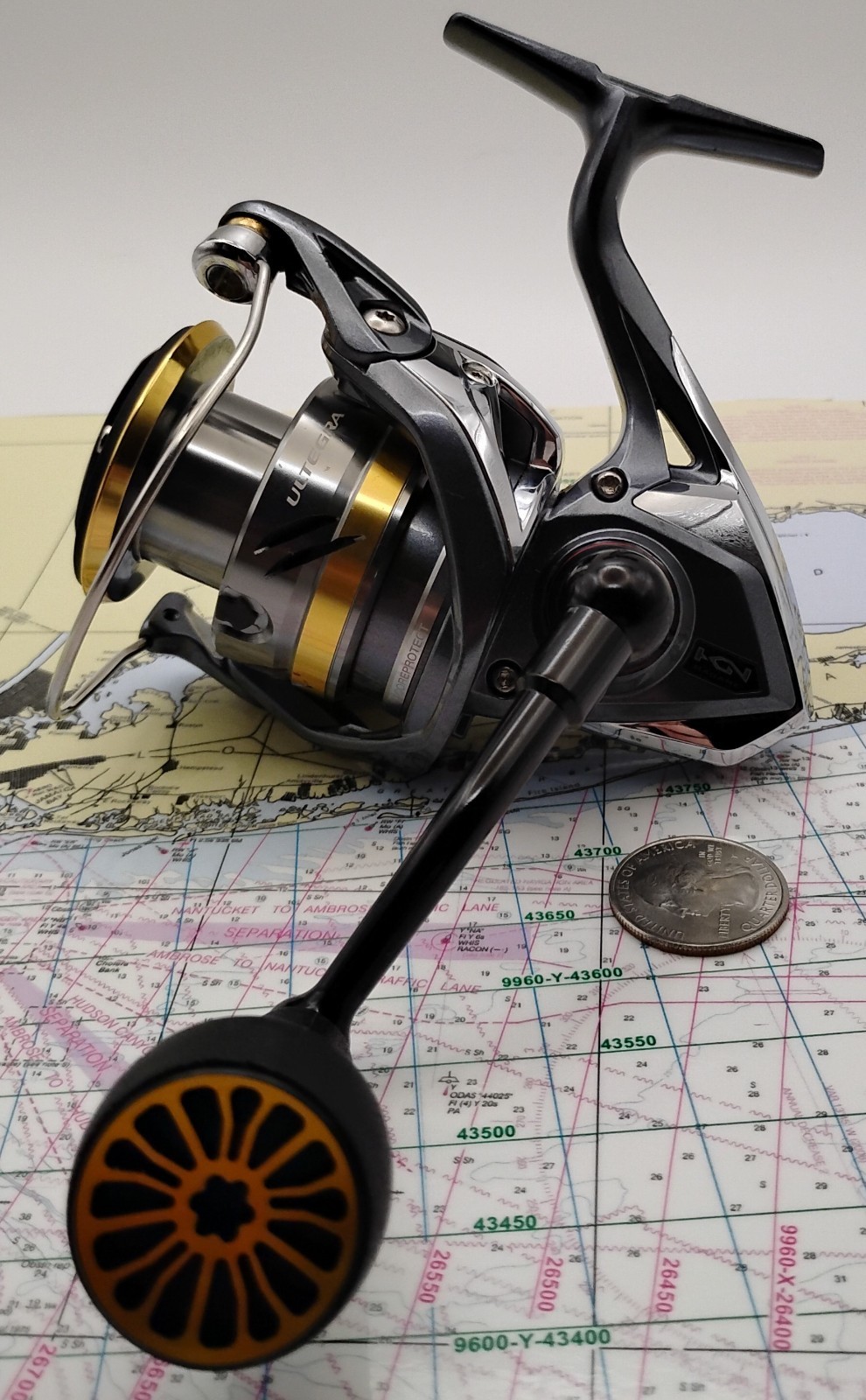 SHIMANO ULTEGRA C3000HG-B SPINNING FISHING REEL LIGHT ACTION UPGRADED HANDLE JDM