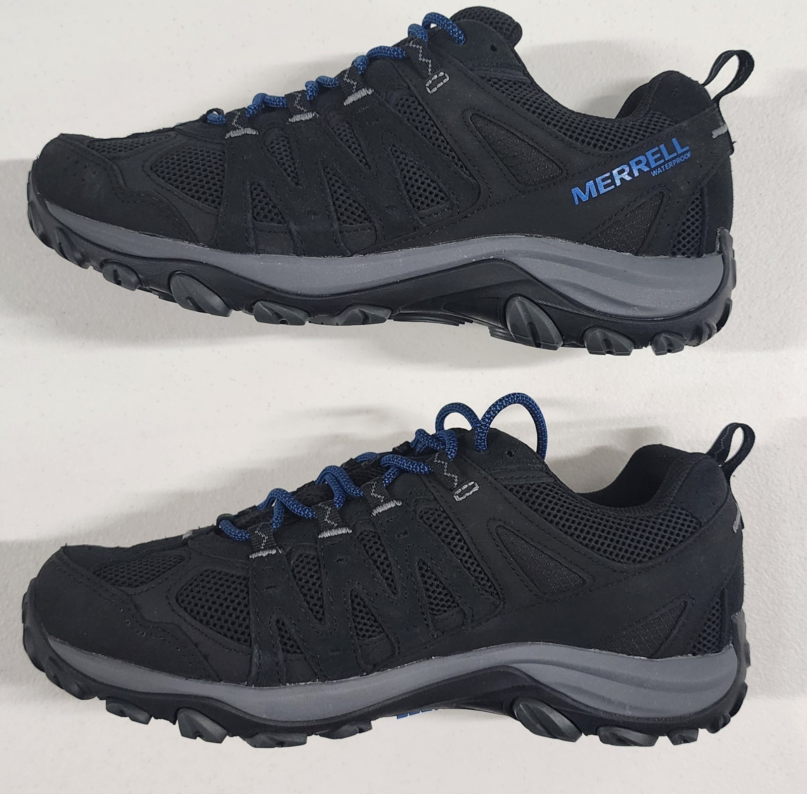 Scarpa da trekking uomo Merrell bassa stringata Accentor 3 BLK scamosciata J135471 US 10 5