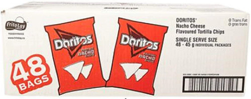 Doritos Nacho Käse, Verkaufschips (48x45g) {aus Kanada importiert} - Bild 2 von 4