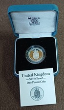 1988 ROYAL MINT SILVER PROOF ONE POUND COIN