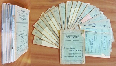 Collodi PINOCCHIO in 20 Heften Coll Sogni d'Oro - Ed Zenit 1953 -ill RAINERI*