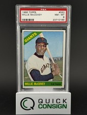 WILLIE MCCOVEY 1966 TOPPS #550 PSA 8 Q6995