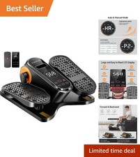 Low-impact Leg Exerciser Electric Under Desk Bike With Real-time Lcd Tracking