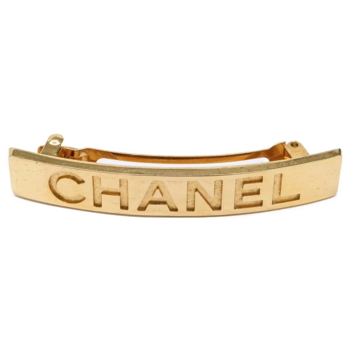CHANEL Gold Hair Accessory Set of 3 NWT CHANEL Gold Hair Hair Clips for Women for sale - eBay main image 4