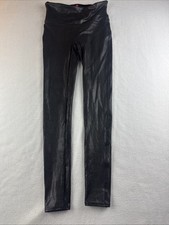 SPANX Pleather Leggings Black Women's Size Small