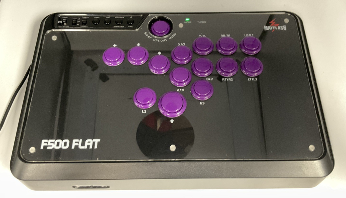 MAYFLASH F500 FLAT All Button Arcade Controller for PlayStation PC