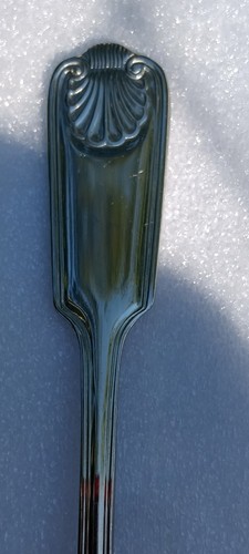 Handtuch Edelstahl 18/10 Hotel Motiv Oval Platz Suppenlöffel 7" Gebraucht - Bild 6 von 8