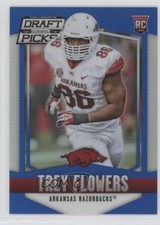 2015 Panini Prizm Collegiate Draft Picks Blue Prizm 19/75 Trey Flowers #245 0af