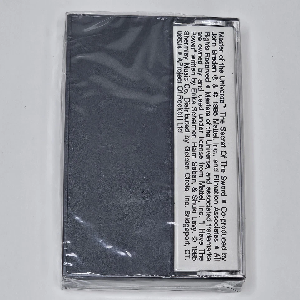 Sealed  1985 MOTU Car-Tune HeMan "Secret of the Sword" Cassette Tape Vintage  - Image 2 of 4