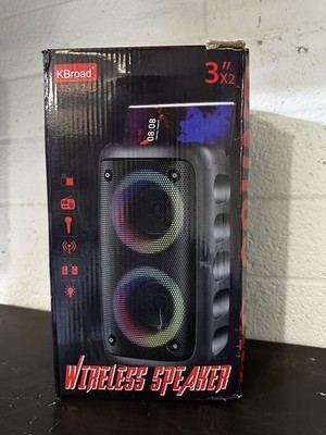 KBroad KTS-1265 Portable Wireless Speaker - Bluetooth & USB Connectivity 