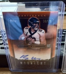 2024 Topps Midnight BO NIX Stroke of Midnight Rookie Auto Orange Dusk 38/75 RC