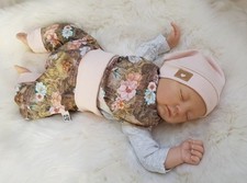 Set Pumphose + Beanie Mütze + Halstuch Gr,50, 56,62,68,74,80,86,92 Mädchenset