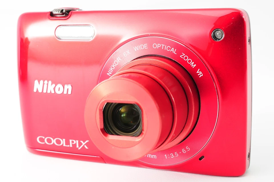 [Near MINT] Nikon COOLPIX S4400 Red 20.1MP 6x Zoom Digital Camera From JAPAN - Image 3 of 4
