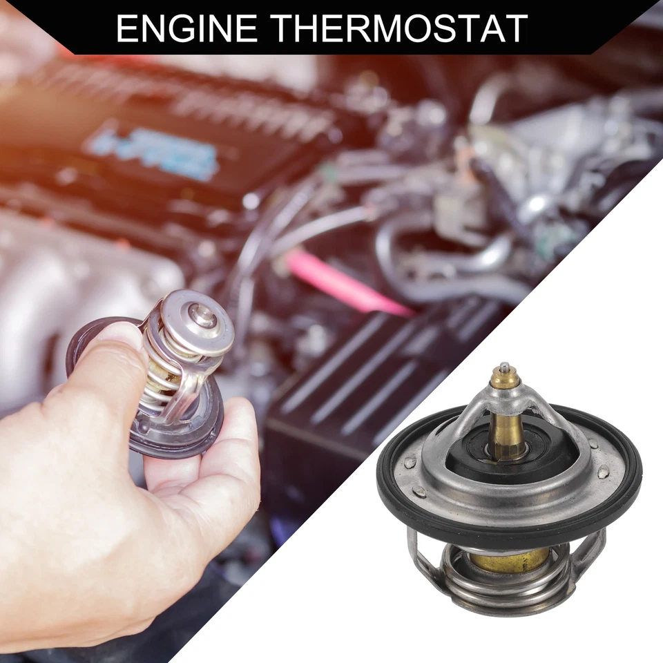 Termostato de refrigerante de motor para Mitsubishi Lancer 1978-1995 Nº MD972905 1 pieza Foto 3 de 4