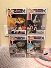 Bleach Funko Pop Lot Brand New (Lot of 4 Pops) Glow Chase W/ Exclusives