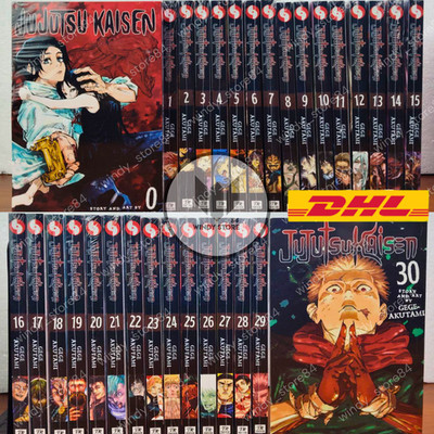 Jujutsu Kaisen NEW Vol.0-30 Half/Full Set English Manga Comic By Gege Akutami