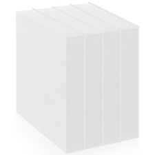 4 Pcs 1" Thick Foam Padding Sheet with Adhesive Backing 4 x 4 Inches Self Sti...