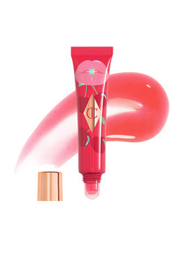 Charlotte Tilbury Unreal Lips Cherry Glaze Healthy Glow. Nektaröl.