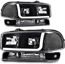 LED DRL Bar Headlight for 1999-2007 GMC Sierra 1999-2004 Sierra 2500 99-06 Yukon