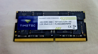 Timetec 800GB (50x16GB) DDR4 SODIMM RAM 2666V (76TT26NUS2R8-16G