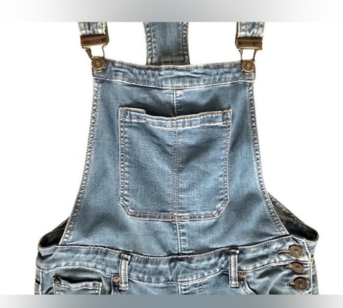 ENJEAN Denim Overall Jumpsuit JEANS blau leicht gewaschen distressed Damen Gr. SMALL - Bild 4 von 12