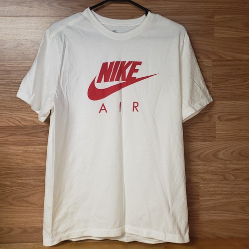 Nike Herren T-Shirt weiß mit rotem Logo - Bild 2 von 7