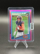 2025 Panini Donruss - Rated Rookie Colston Loveland #310 Optic Preview Pink...