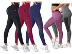 Women Leggings High Waisted Seamless Soft Quality Gym Yoga Pocket Legging 6-1 6