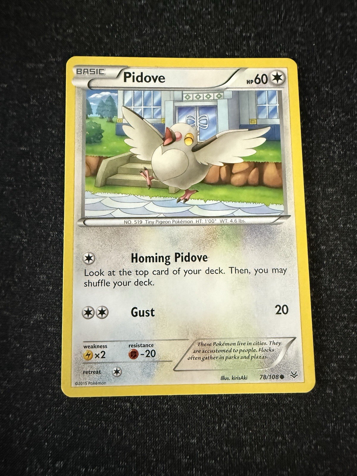 Pidove 78/108- Roaring Skies- Regular Common- NM/M